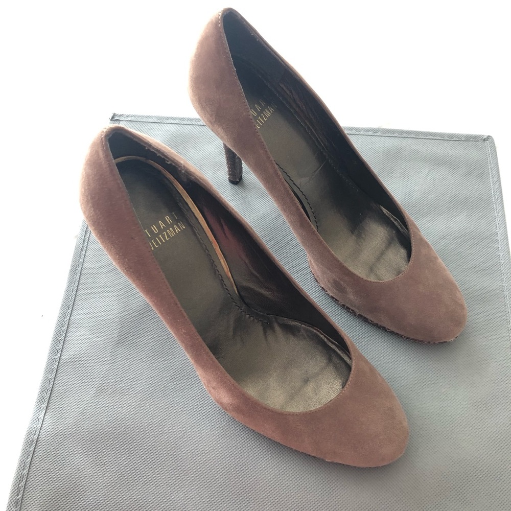 Stuart Weitzman suede heels